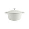 MasterClass Cast Aluminium Casserole Dish, 4L, Cream