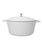 MasterClass Cast Aluminium Casserole Dish, 5L, Cream