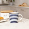 KitchenCraft Set of Four China Nautical Stripe Mugs