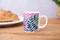 KitchenCraft 80ml Espresso Mug Exotic Leaves Design