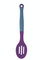 Colourworks Brights Purple Silicone-Headed Slotted Spoon