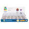 Colourworks Display of 24 Three Minute Miniature Egg Sand Timers