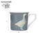 KitchenCraft Fluted Mug Set, Geese Design, Set of 4