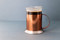 La Cafetière Copper Coffee Mugs, Set of 2, Stainless Steel