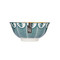 KitchenCraft Leafy Green Print Ceramic Bowl, 16cm