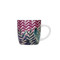 KitchenCraft Barrel Mug Set, Exotic Floral Design, Set of 4