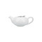 London Pottery Pebble Filter 2 Cup Teapot Matt White