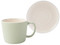 La Cafetiere Cup and Saucer, 32 x 32 x 11 cm, Stone, Pistachio