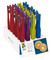 Colourworks Display of 24 Assorted Coloured Toaster Tongs