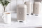 KitchenCraft Lovello Textured Coffee Canister, Latte Cream