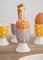 KitchenCraft Soleada Floral Egg Cups, Set of 4