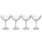 Mikasa Treviso 4-Piece Crystal Coupe Glass Set, 300ml