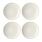 Mikasa Cranborne 4-Piece Stoneware Pasta Bowl Set, 24cm, Cream