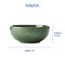 Mikasa Jardin Stoneware 4-Piece Cereal Bowl Set, 15cm, Green