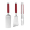 KitchenAid 3pc Indoor Grilling Set – Empire Red