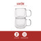 La Cafetière 2pc Siena Double-Walled Espresso Glasses Set, 100ml