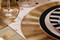 Mikasa 4-Piece Round PU Gold Placemat Set, 38cm