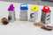 Colourworks Display of 48 7cm Stainless Steel Mini Graters