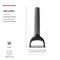 KitchenAid Soft Grip Y Peeler - Charcoal Grey