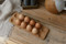 KitchenCraft Idilica Cork Egg Holder, 30 x 10cm