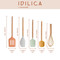 KitchenCraft Idilica Silicone Tool Set, Set of 5