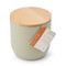 KitchenCraft Idilica Kitchen Canister with Beechwood Lid, 12 x 12cm, Putty