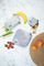 BUILT Silicone Bag with Zip for Snacks, Make-Up and More, 16 x 16cm BPA-Free Reusable Storage Pouch