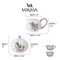 Mikasa and the V&A Alice In Wonderland Bone China Sugar Bowl And Creamer, 200ml