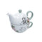 Mikasa and the V&A Alice In Wonderland Bone China 'Tea for One' Teapot and Cup Set