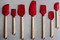 KitchenAid Birchwood Spoon Spatula with Silicone Head - Empire Red