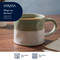 Mikasa Ombre Green and White Stoneware Mug, 350ml