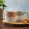 Mikasa Ombre Pink and White Stoneware Mug, 350ml