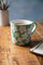 Mikasa Wax Resist Green Flower Mug, 360ML