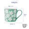 Mikasa Wax Resist Green Flower Mug, 360ML