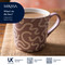 Mikasa Textured Purple Swirl Mug, 360ML