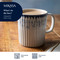 Mikasa Blue Textured Stoneware Mug, 410ml