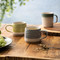 Mikasa Green Textured Stoneware Mug, 410ml