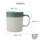 Mikasa Green Textured Stoneware Mug, 410ml