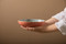 Mikasa Geometric Leaf Stoneware Bowl, 900ml, 21 x 5cm