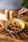 Mikasa Green Leaf Stoneware Bowl, 900ml, 21 x 5cm