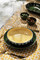 Mikasa Green Leaf Stoneware Bowl, 900ml, 21 x 5cm