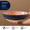 Mikasa Blue Arched Stoneware Bowl, 900ml, 21 x 5cm