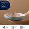 Mikasa Blue Mosaic Stoneware Bowl, 900ml, 21 x 5cm