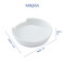 Mikasa Chalk Porcelain Spoon Rest White, 10cm