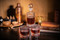 BarCraft Glass Decanter 750ml with Set of 2 Tumblers 270ml