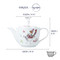 Mikasa TipperleyHill Robin Fine China Teapot 650ml