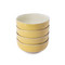 Jamie Oliver Big Love Brilliant Bowls, Set of 4, Yellow, 16cm