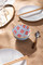 Mikasa Blue Mosaic Stoneware Nibble Bowl, 12cm