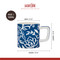 La Cafetière Ceramic Espresso Cup, Blue Blu Fiorato, 120ml