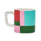 La Cafetière Ceramic Espresso Cup, Green Utopian Lines, 120ml
